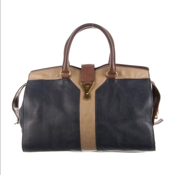 YSL color block cabas chyc handbag - Picture 1 of 16
